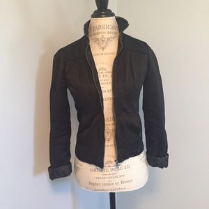 Charlotte Russe Slick Black Dress Jacket